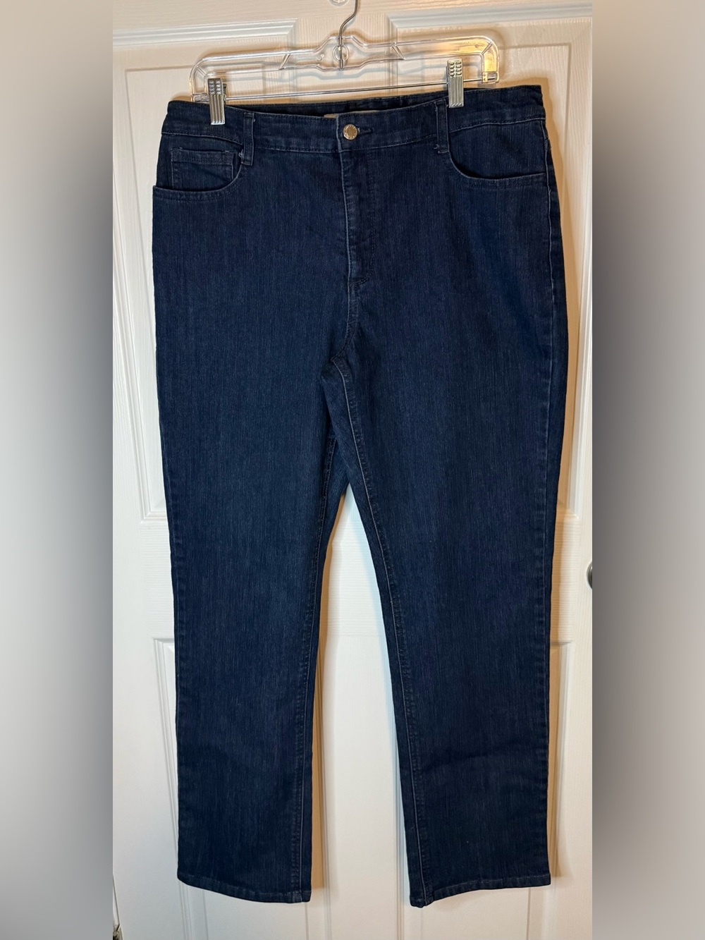 Jones New York Dark Blue Sutton Straight Women's Jeans